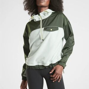 ATHLETA Fleece Cropped Sweatshirt XS